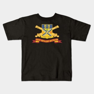 201st Field Artillery Battalion - DUI w Br - Ribbon X 300 Kids T-Shirt
